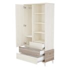 Timba szekrény Kloé 1 ajtós 3 fiókos krém-fűz