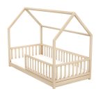 Timba Montessori házikós gyermekágy 80x160cm borostyán