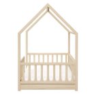 Timba Montessori házikós gyermekágy 80x160cm borostyán