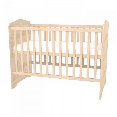 Timba kiságy Niki átalakítható ágyneműtartós 70x140 borostyán