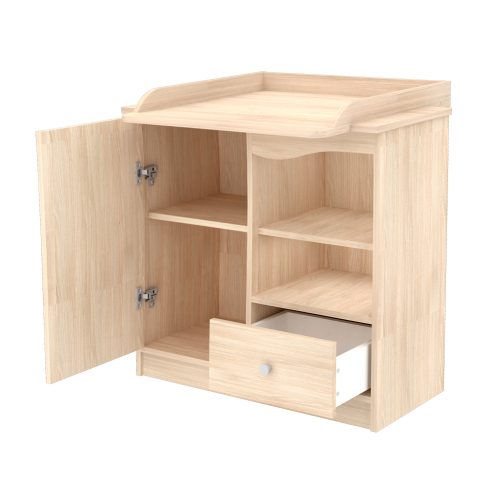 Timba pelenkázó szekrény Niki eltolható feltéttel 90 borostyán