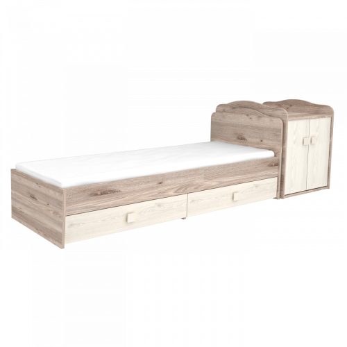 Timba kombiágy Viki maxi 2 ajtós krém-fűz