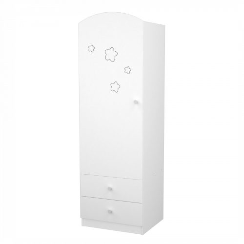 Timba szekrény Félix balos elem fehér-csillagos