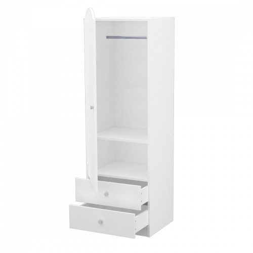 Timba szekrény Félix balos elem fehér-csillagos