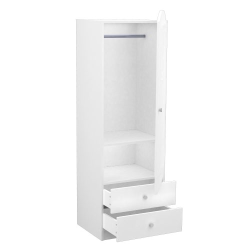 Timba szekrény Félix jobbos elem fehér-csillagos