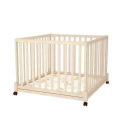   Timba 3 fajáróka 120x120-as összecsukható emelhető görgős borostyán