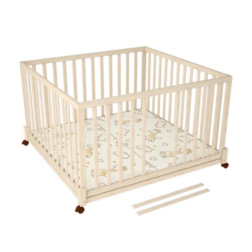 Timba 3 fajáróka 120x120-as összecsukható emelhető görgős borostyán