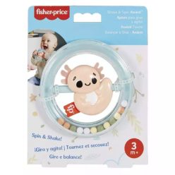   Fisher-Price Sensimals babapajti - rázogatós-pörgetős Axolotl csörgő HRB19/HRB20