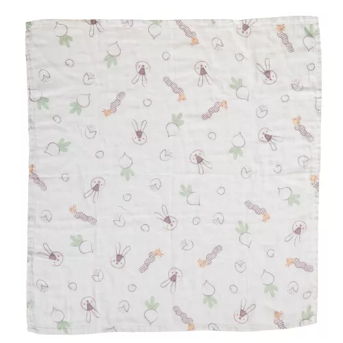 Taf Toys zenélő éjjeli fény Bunny nyuszi, hangérzélkelővel, vékony takaróval 13305