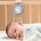 Taf Toys zenélő éjjeli fény Bunny nyuszi, hangérzélkelővel, vékony takaróval 13305