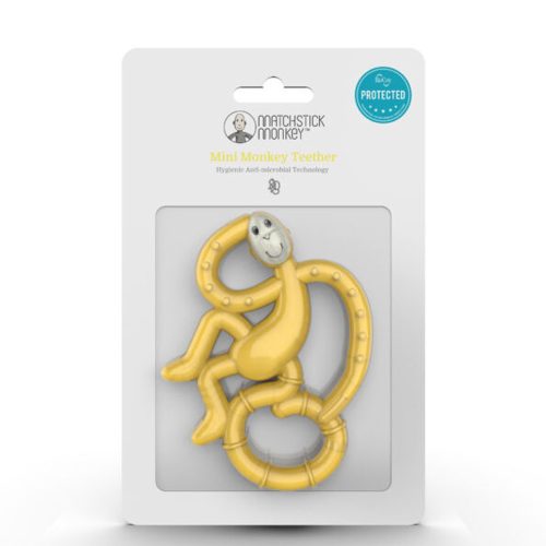 Mini táncoló Rágómaki - citromsárga - rágóka fogzásra