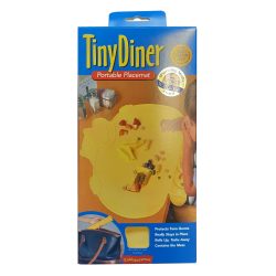 Tiny Diner mosható műanyag alátét sárga