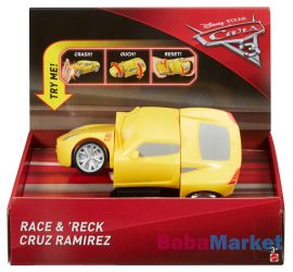 Mattel Verdák 3 karambol autók CRUZ RAMIREZ