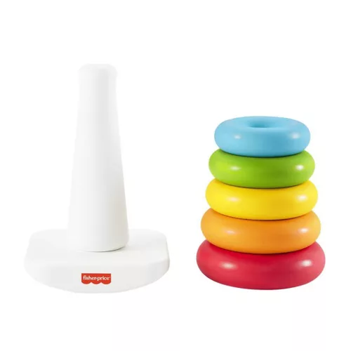 Fisher-Price fejlesztő játék színes gyűrűpiramis ECO GRF09