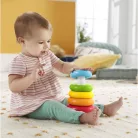 Fisher-Price fejlesztő játék színes gyűrűpiramis ECO GRF09