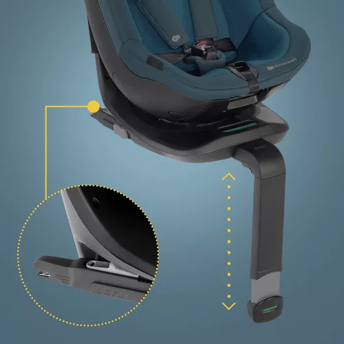 Kinderkraft gyerekülés I-Guard i-Size Isofix 40-105 cm cherry pearl MTB
