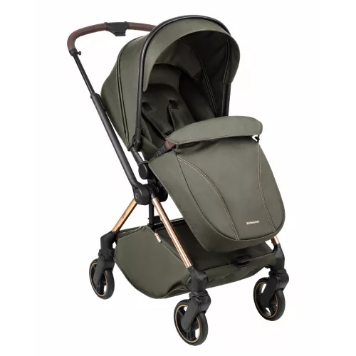 Kikkaboo babakocsi 2in1 átfordítható tolókarral Lanah army green MTB