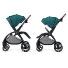 Kinderkraft babakocsi többfunkciós Evolution Cocoon 2in1 puha mózessel Midnight green MTB