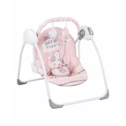  Kikkaboo elektromos hinta hálózati csatlakozóval Felice nyuszis pink MTB