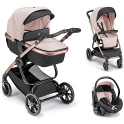   CAM Techno Deluxe babakocsi szett Avant 584 rózsaarany vázzal V95S Area hordozóval MTB