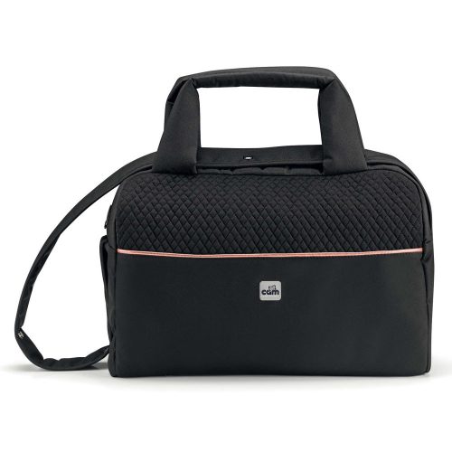 CAM Techno Deluxe babakocsi szett Joy Romantic 517 fekete vázzal V90S hordozóval