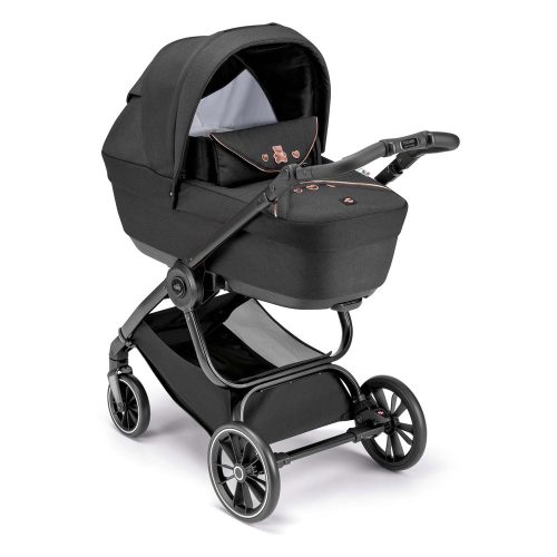 CAM Techno Deluxe babakocsi szett Posh 571 fekete vázzal V90S Area hordozóval MTB