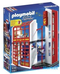 Playmobil - Tűzoltó parancsnokság riasztásjelzővel - 5361