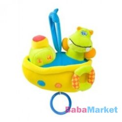 Chipolino - Zenélő babajáték - Boat hippo