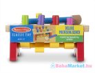 Melissa & Doug - Fa Készségfejlesztő Játék, Kalapálós Asztal