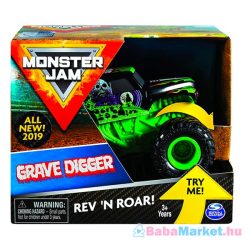 Monster Jam: Grave Digger hátrahúzhatós kisautó