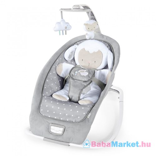 Bright Starts Rezgő hintaszék dallamokkal Cuddle Lamb 0hó+ 18kg-ig, 2019