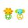 OBALL Játék Oball Rágóka Soother Pals™ Easy-Grasp 2db 3hó+