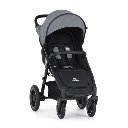 Petite & Mars Sport babakocsi Street2 Air Black+ Napfénytető Ultimate Grey