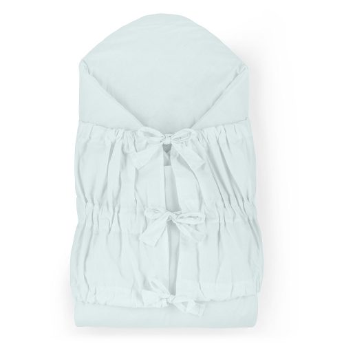Petite & Mars Megkötős pólya Nurse tömör kókusz betéttel Baby Blue 75x75 cm