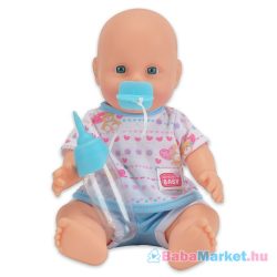 New Born Baby: pisilős baba kék ruhában