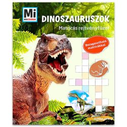 Mi Micsoda: Dinoszauruszok matricás rejtvényfüzet