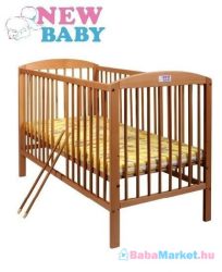 Bükkfa babaágy 120x60 - New Baby Juliet - természetes