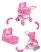 Játék babakocsi - PlayTo Jasmínka világos rózsaszín