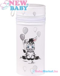Cumisüveg melegentartó - Jumbo New Baby Zebra fehér