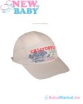   Baba baseball sapka - New Baby California bézs 110 (4-5 éves)