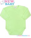Baba teljes hosszba patentos body - New Baby Classic zöld 50
