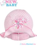Kötött kalap New Baby rózsaszín - rózsaszín