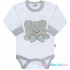 Luxus baba hosszú ujjú body - New Baby Honey Bear 3D 74 (6-9 h)