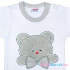 Luxus baba hosszú ujjú body - New Baby Honey Bear 3D 74 (6-9 h)