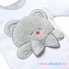 Luxus baba hosszú ujjú body - New Baby Honey Bear 3D 74 (6-9 h)