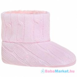 Baba cipő - Bobo Baby 6-12h rózsaszín kötött 80 (9-12 hó)