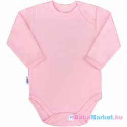 Body babáknak - hosszú ujjú New Baby Pastel rózsaszín 62 (3-6 hó)