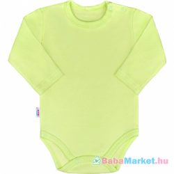 Body babáknak - hosszú ujjú New Baby Pastel zöld 68 (4-6 hó)