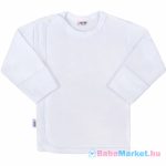 Baba hosszú ujjú póló - New Baby Classic II fehér 50