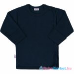   Baba hosszú ujjú póló - New Baby Classic II sötét kék 56 (0-3 hó)